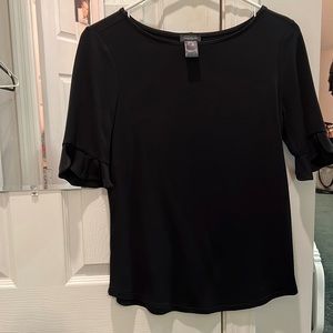Ann Taylor Flutter Sleeve Top